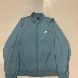Nike Men's Teal Windbreaker Jacket
